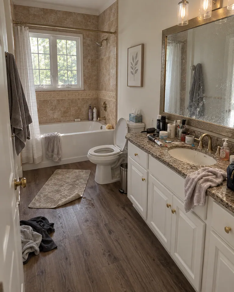 Bathroom: Before