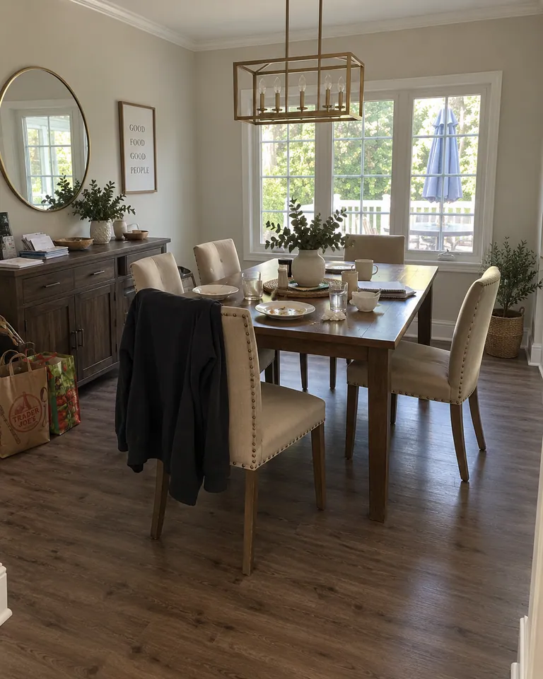 Dining room: Before