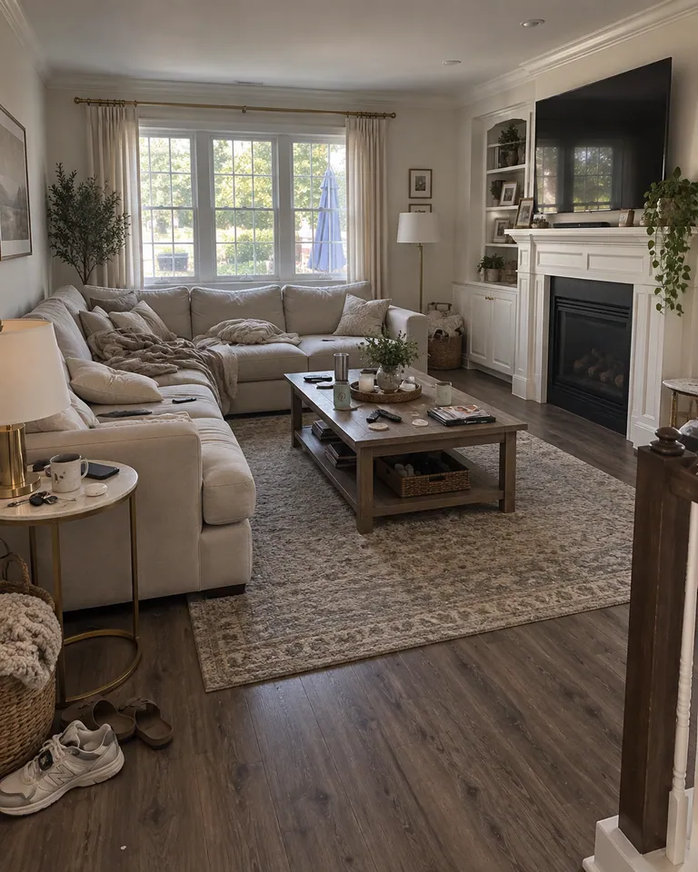Living room: Before